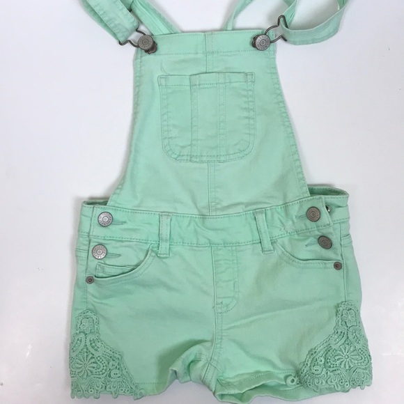 colored overall shorts